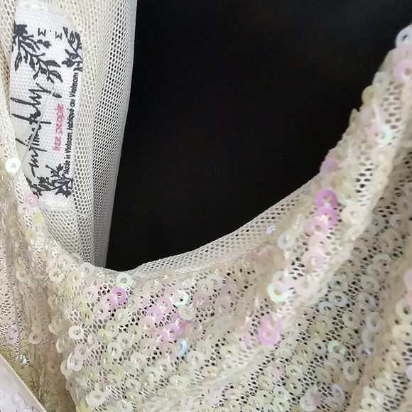 Metallic Gold Rush Sequin Slip By Intimately - Medium - Picture 5 of 11